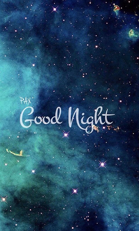 goodnight晚安夜景星空手机壁纸