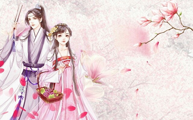 横版汤圆古风封面素材/无水印/可直接用/已处理