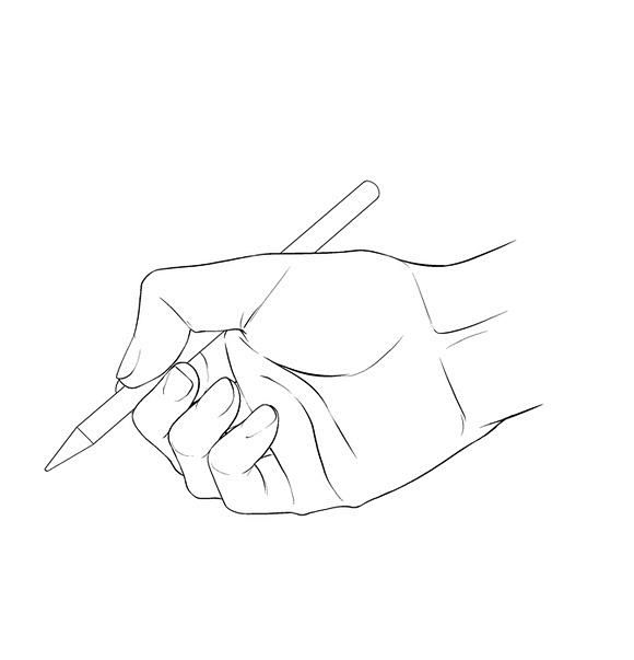 图片插画手是最难画的部分有了这些线稿害怕不会画手吗插画吧百度贴吧