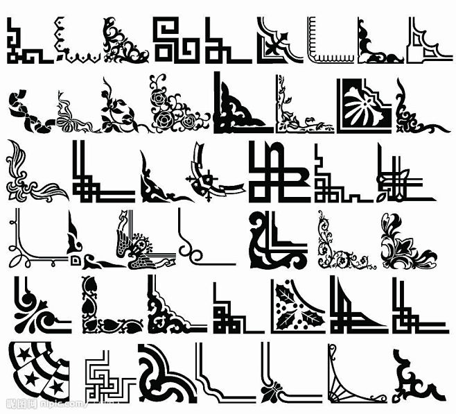 精美花边设计图