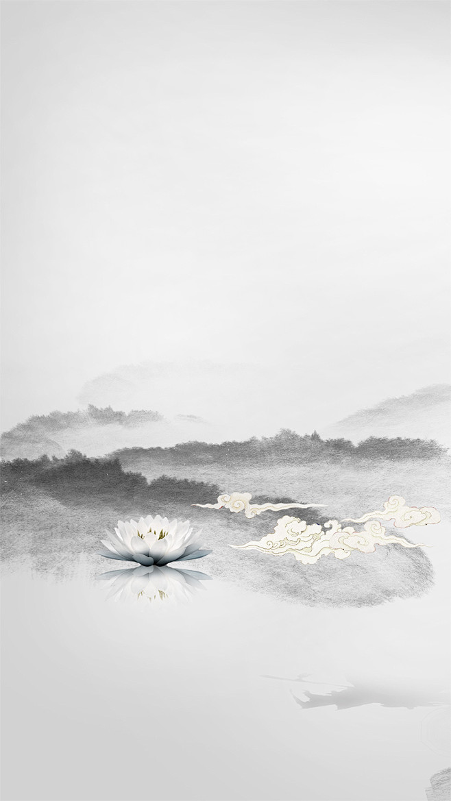古风山水素材背景