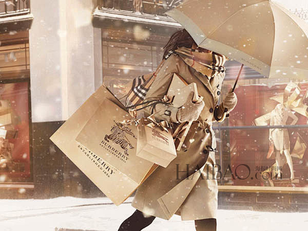 博柏利burberry2013秋冬圣诞burberrywithlove广告大片burberry海报