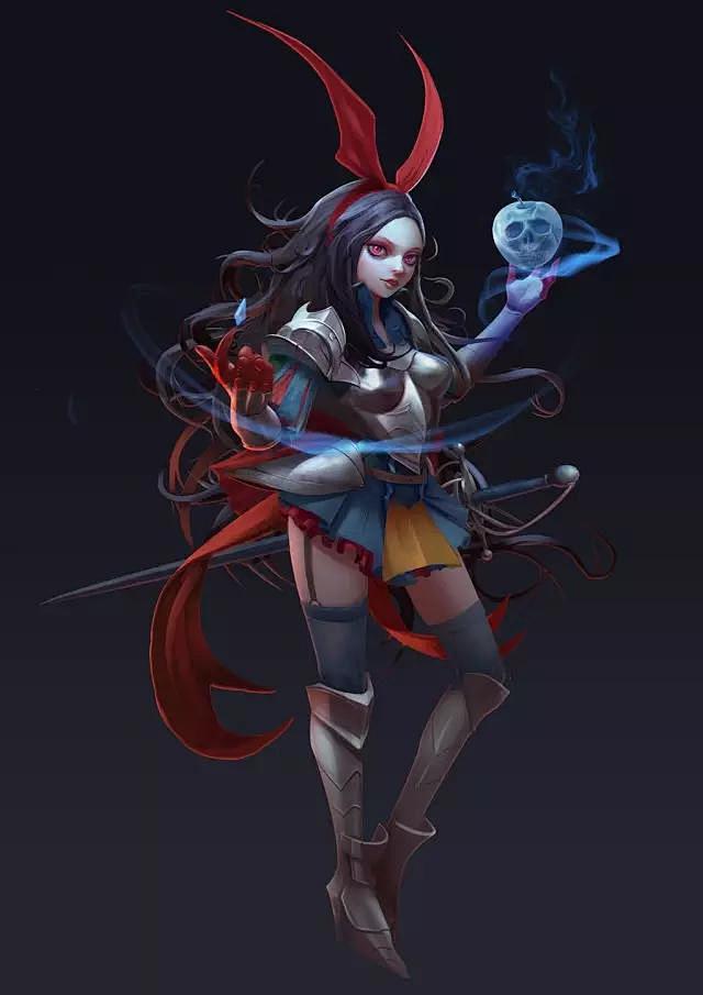 台湾实力派插画师原画师许友豪作品cg窝插画原画