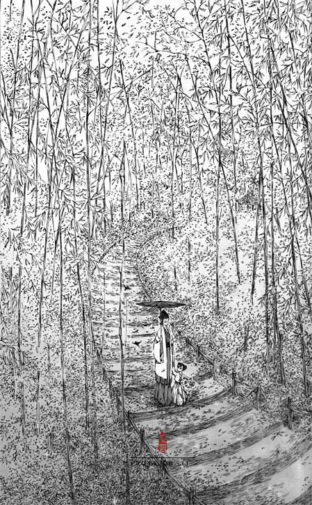 d罗吴从罗云起转采于2019-04-22 13:19:09黑白#手绘#古风#漫画宇宙d罗