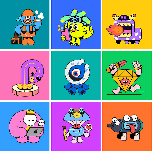 99littlemonsters | 暖雀网-吉祥物设计/ip设计/卡通人物/卡通形象设