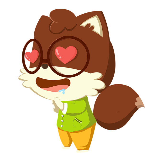 三只松鼠松鼠小贱爱心眼