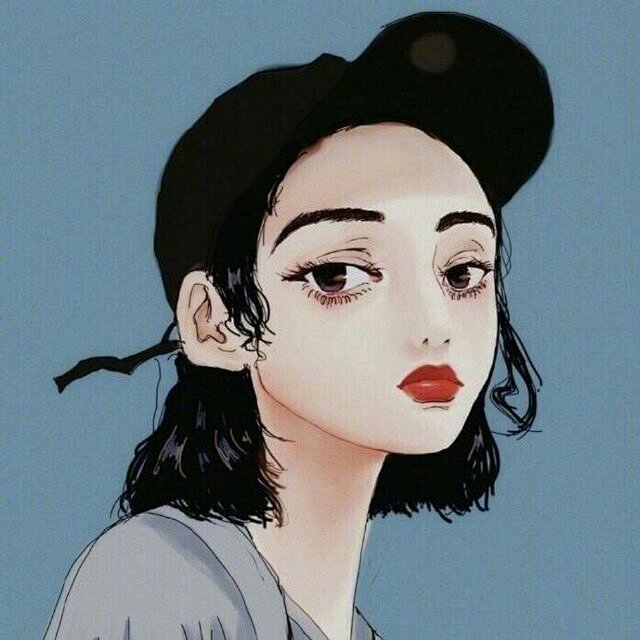 头像女个性手绘