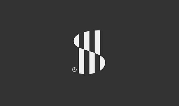 38款符号元素的黑白logo设计设计圈展示设计时代网poweredbythinkdo3