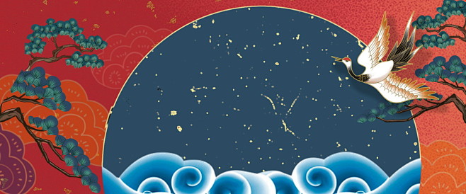 中国风国潮背景