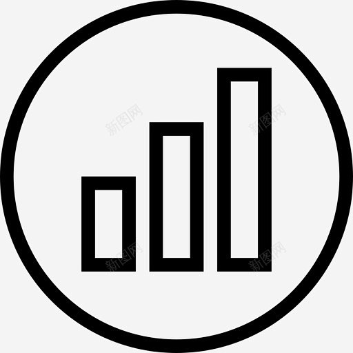 十二宫 占星术 商业和服务圆线第一卷 图表 柱 柱状图 视图 icon 标识