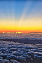 Sunrise in the clouds  by DAVID S. FERRY III,DDS 