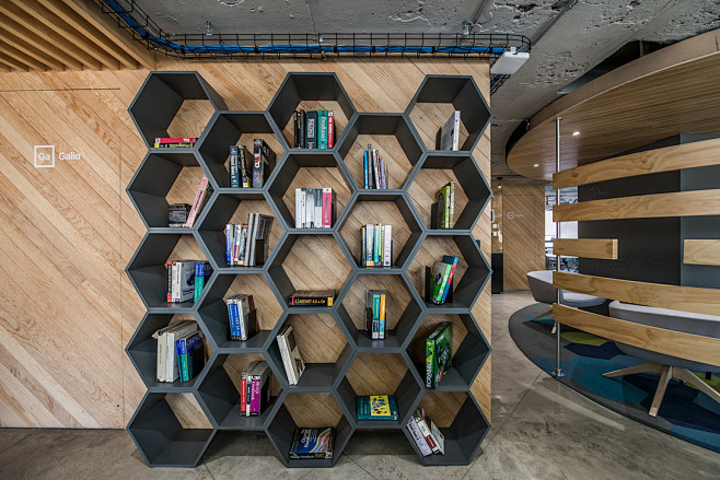 proscai智能科技vi设计办公室空间布置商业蜂巢品牌案例参考分享欣赏