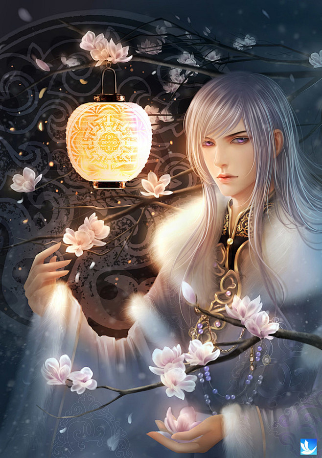 古装妖孽帅哥古风美男子古代公子动漫美少年二次元同人精美插画漫画