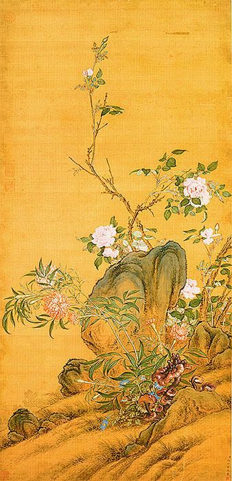 水墨丹青工笔郎世宁宫廷画欣赏色彩