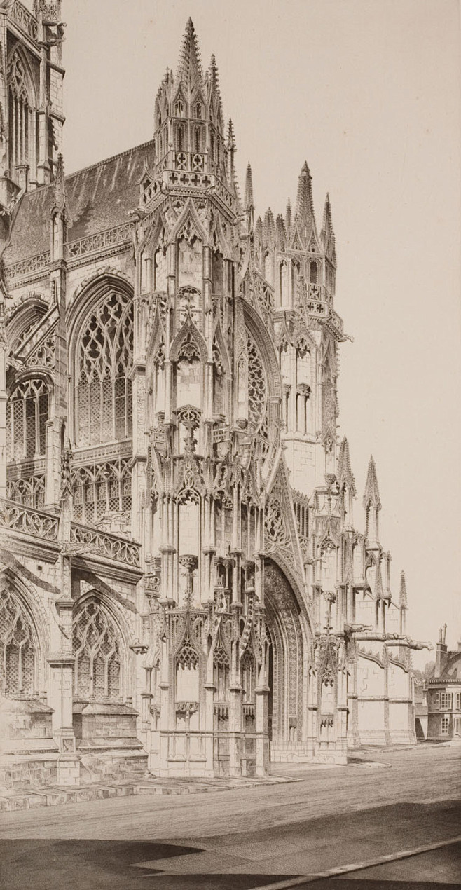 哥特式教堂铅笔素描风景装饰画宾馆咖啡馆书房走廊墙壁挂画芯s淘宝网