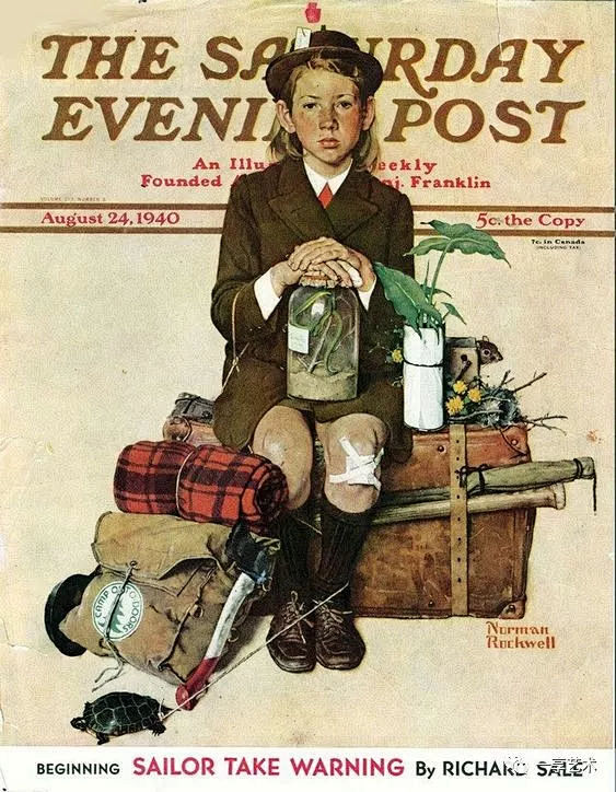 诺曼罗克韦尔英文名normanrockwell出生于1894年于1978年去世他是20