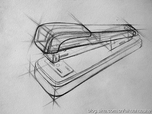 结构素描订书机