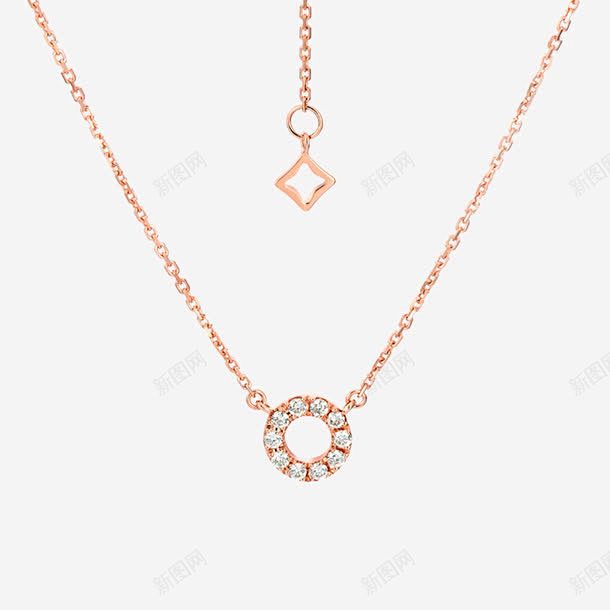 周大福新品项链创意素材