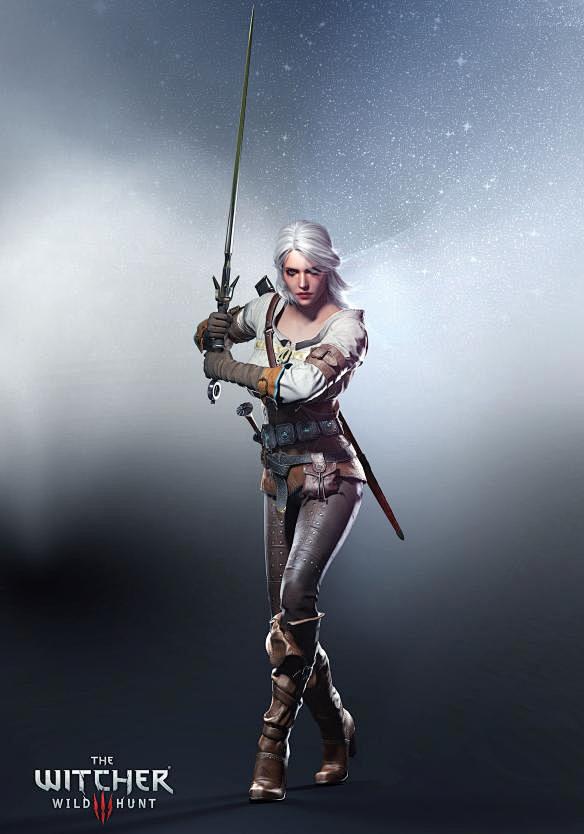 巫师3狂猎白狼希里高清壁纸6