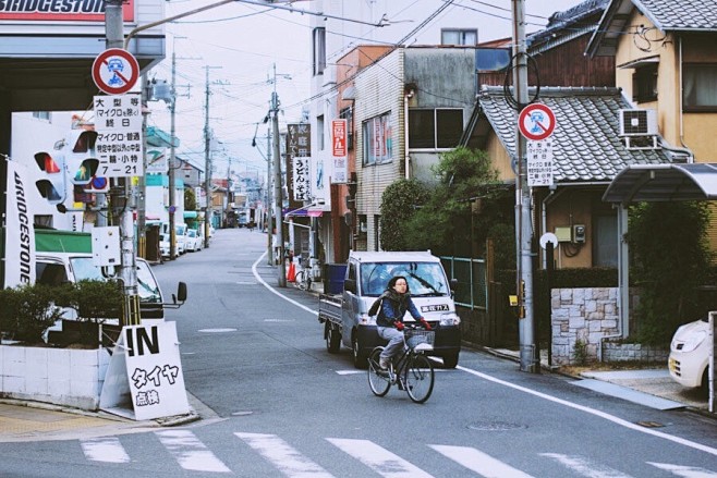 日本街道街景城市小鎮鄉村