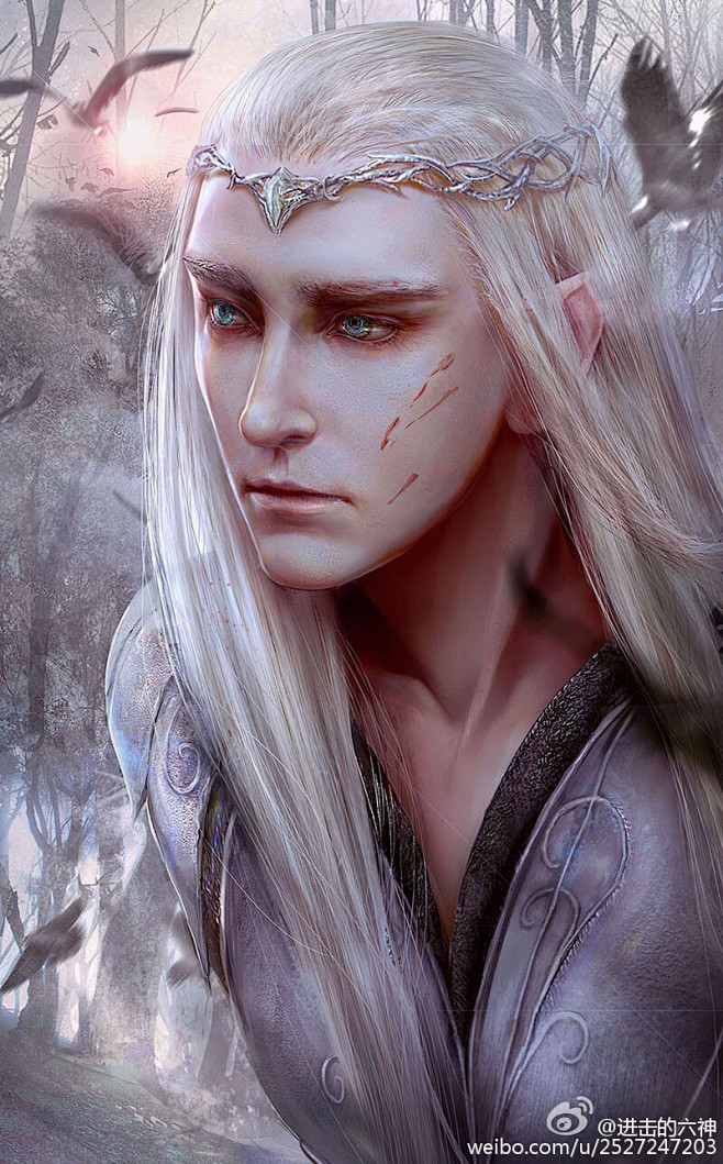 瑟兰迪尔同人进击的六神绘