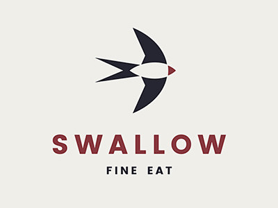 候鸟南飞20款燕子元素logo设计优优教程网