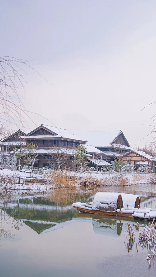 拈花湾雪景