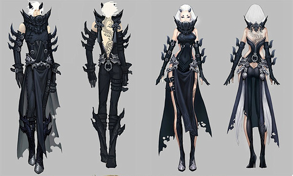 天人合一的性感天谕大量角色人设原画火星游戏火星网中国领先的数字