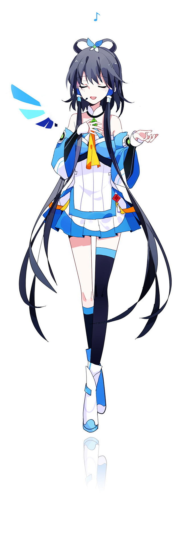 洛天依洛天依同人图插画壁纸洛天依半次元第一中文cos绘画小说社区