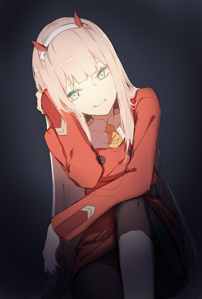 in the franxx zero two(darling in the franxx)日本动漫girl pink