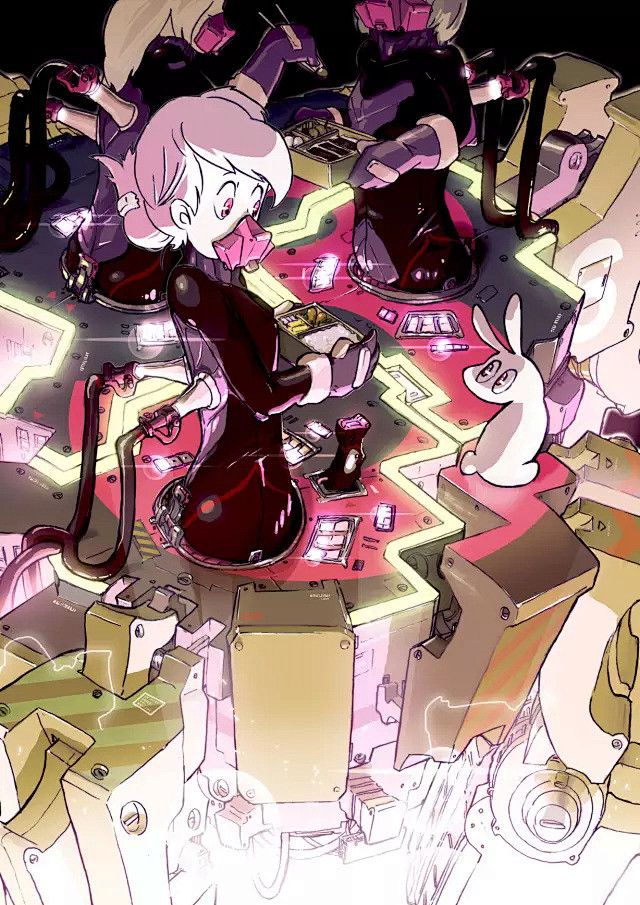超萌可爱机械娘日本插画师ミズノシンヤ作品欣赏