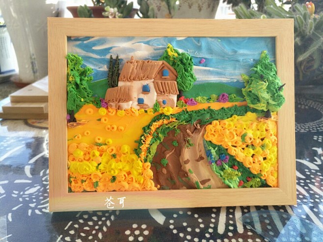 粘土画
