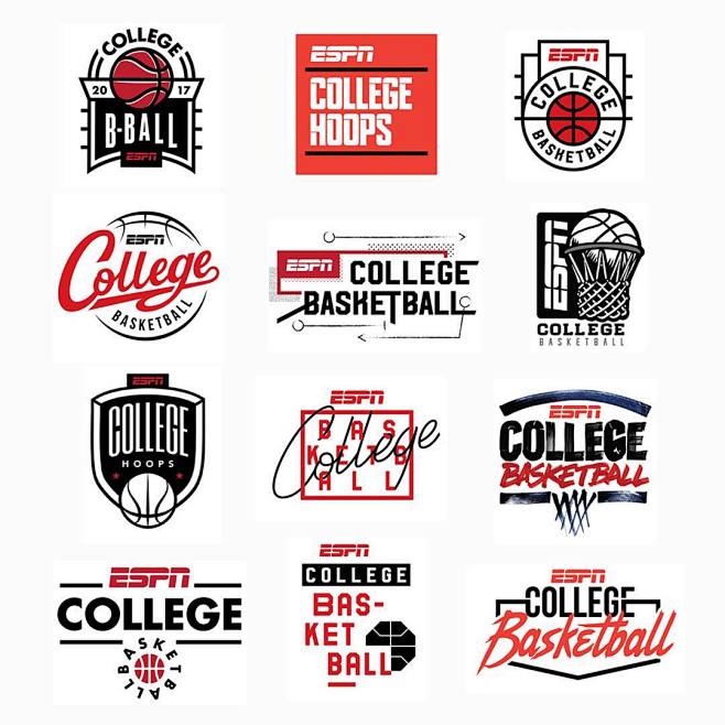 espn college basketball #branding #lincolndesignco @logo