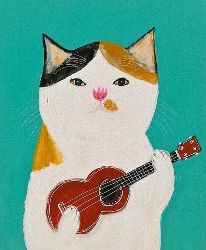 pepeshimada猫咪系列插画