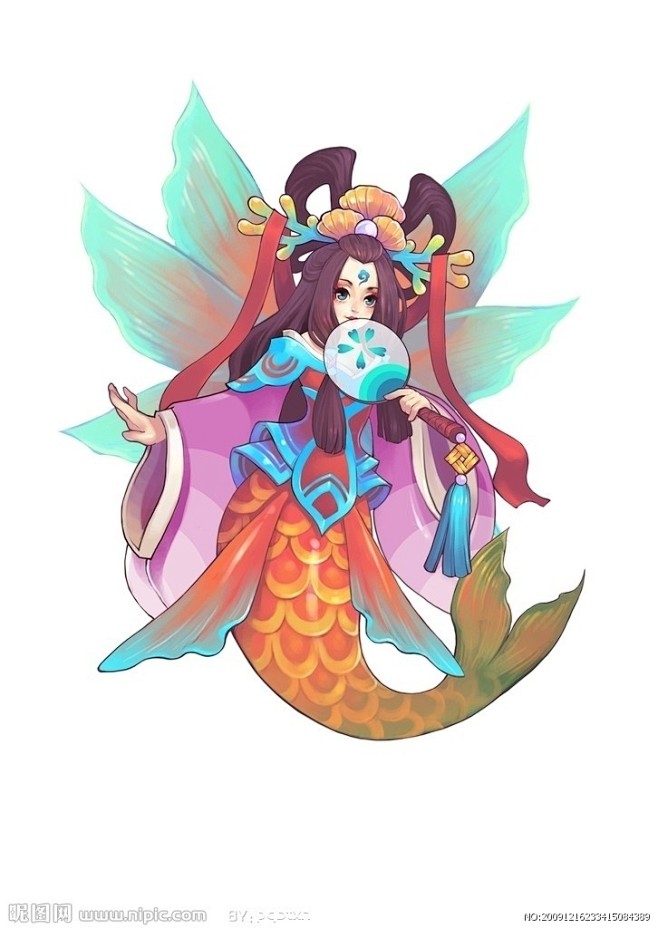 鲤鱼仙子设计图