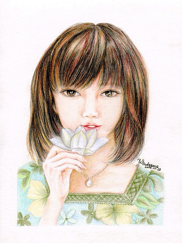 临摹飞乐鸟人物绘一bywindtrace