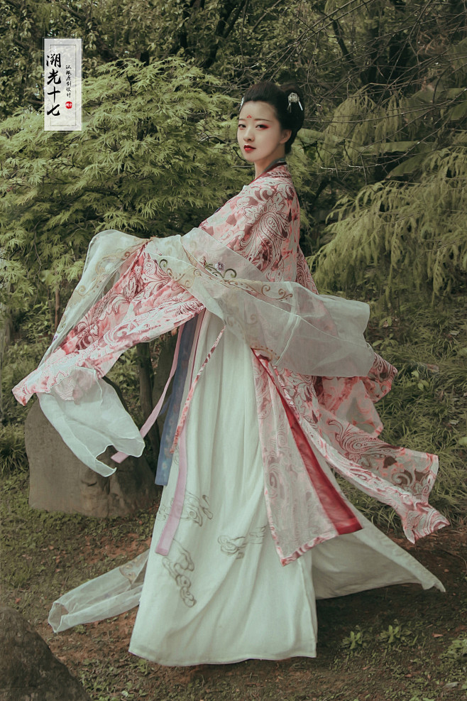 溯光十七想玉颜大袖日常绣花汉服春夏女装淘宝网