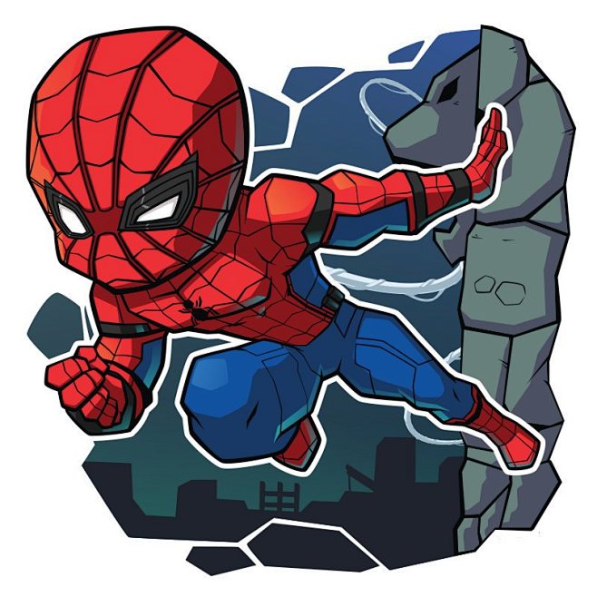 57:019个向右看齐的q版漫威英雄,奇异博士,绯红女巫反应慢了1喜欢美漫