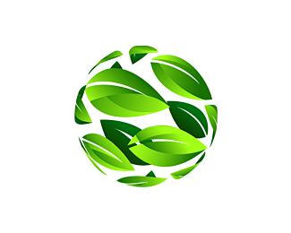 叶子 球体 健康 环境 森林 图标设计 商标设计 图标 图形 标志 logo