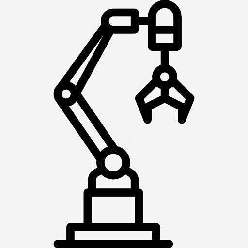 工业机器人图标高清素材工业机器人工厂技术ui图标设计