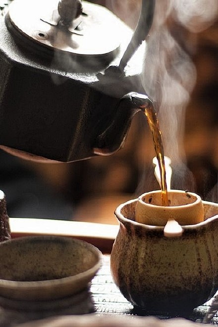 寒夜客来茶当酒竹炉汤沸火初红