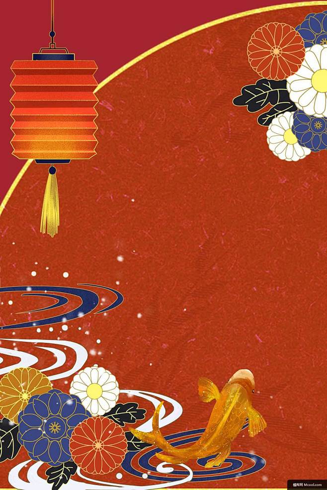 传统纹样背景国潮文化海报中国风背景中式背景新中式背景复古手绘背景