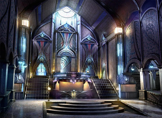 andresurya宫殿插画欣赏cci中国动漫插画