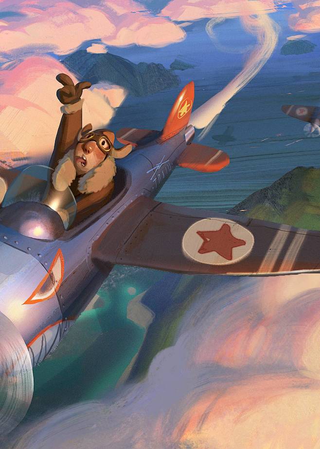 cn (2175)欧美q版室外场景原画欧美q版场景原画原画居居该采集也在