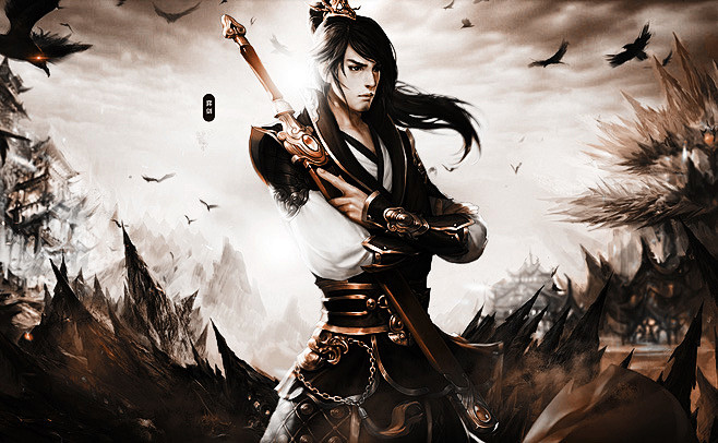 子牧处理底图玄幻武侠