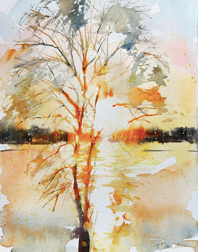 yianghua从obxwf3js转采于2020-06-10 13:51:05风景水彩画美术 画