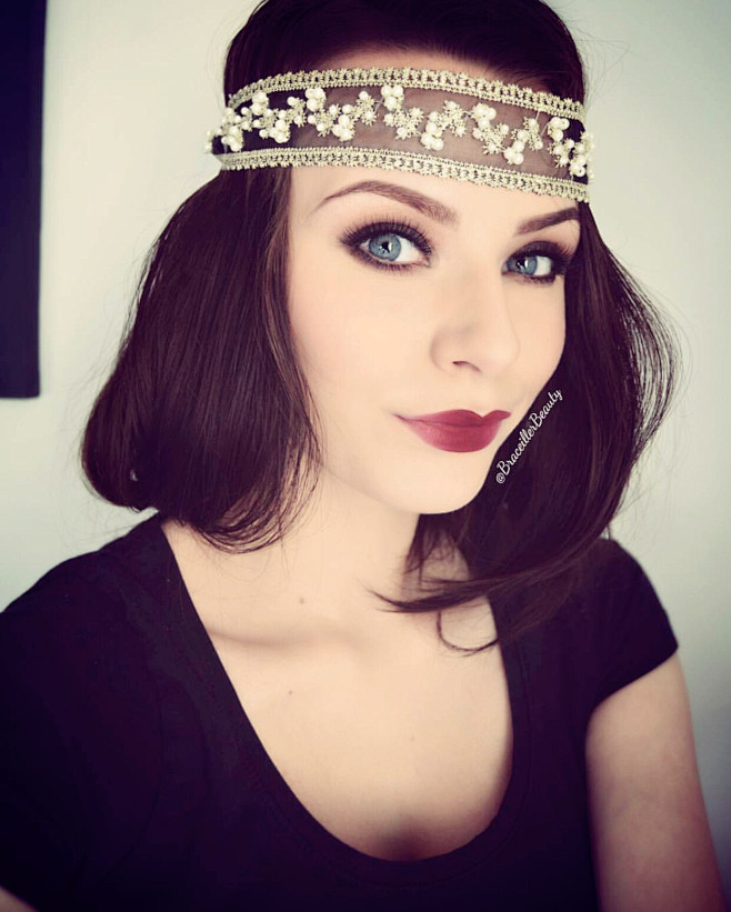 20年代复古妆容