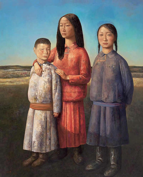 油画韦尔申人物作品选