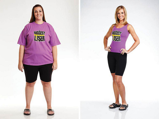 减肥对比前后胖瘦