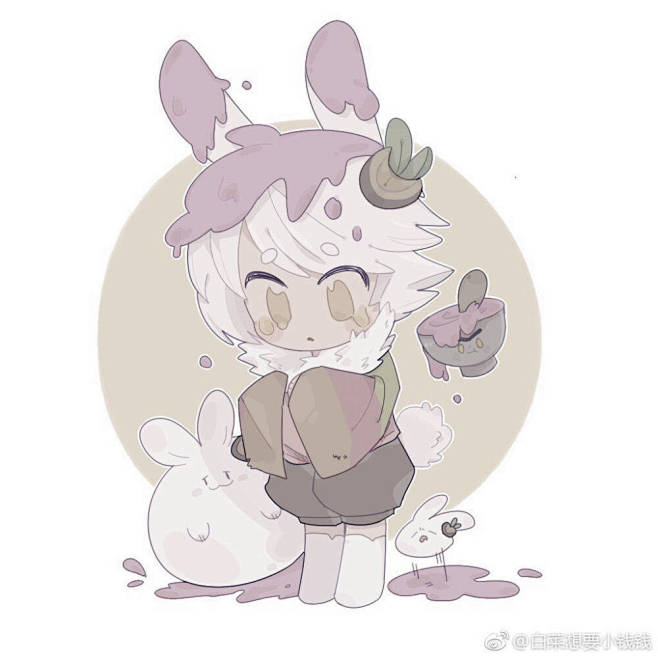 跑跑姜饼人月兔饼干画师见水印侵删